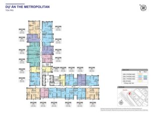 mặt bằng tòa pr3 the paris