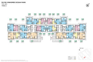 Mặt bằng tòa ZR2 The Zurich Vinhomes Ocean Park