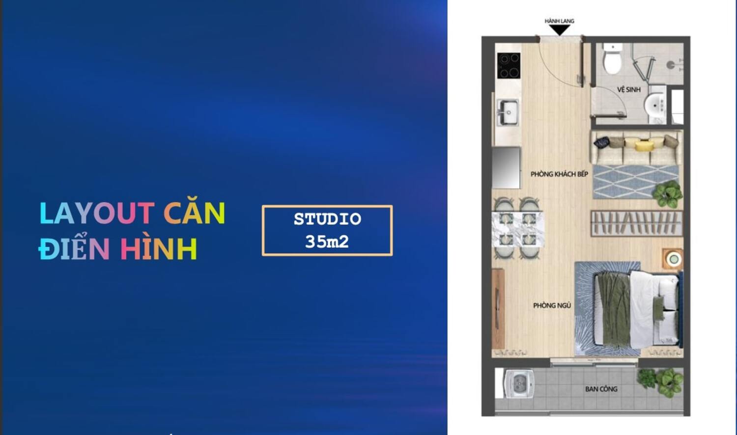Căn hộ Studio Sun Grand City Cầu Giấy