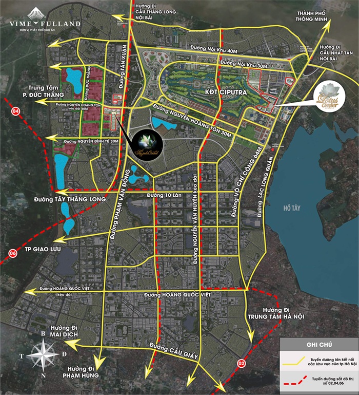 Vị trí chung cư Jade Square thuận tiện